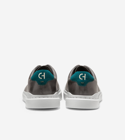 c35262-Men's GrandPrø Rally Laser Cut Sneaker-Magnet-Deep Teal