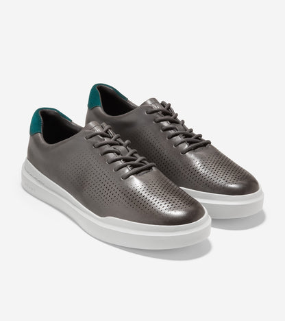 c35262-Men's GrandPrø Rally Laser Cut Sneaker-Magnet-Deep Teal