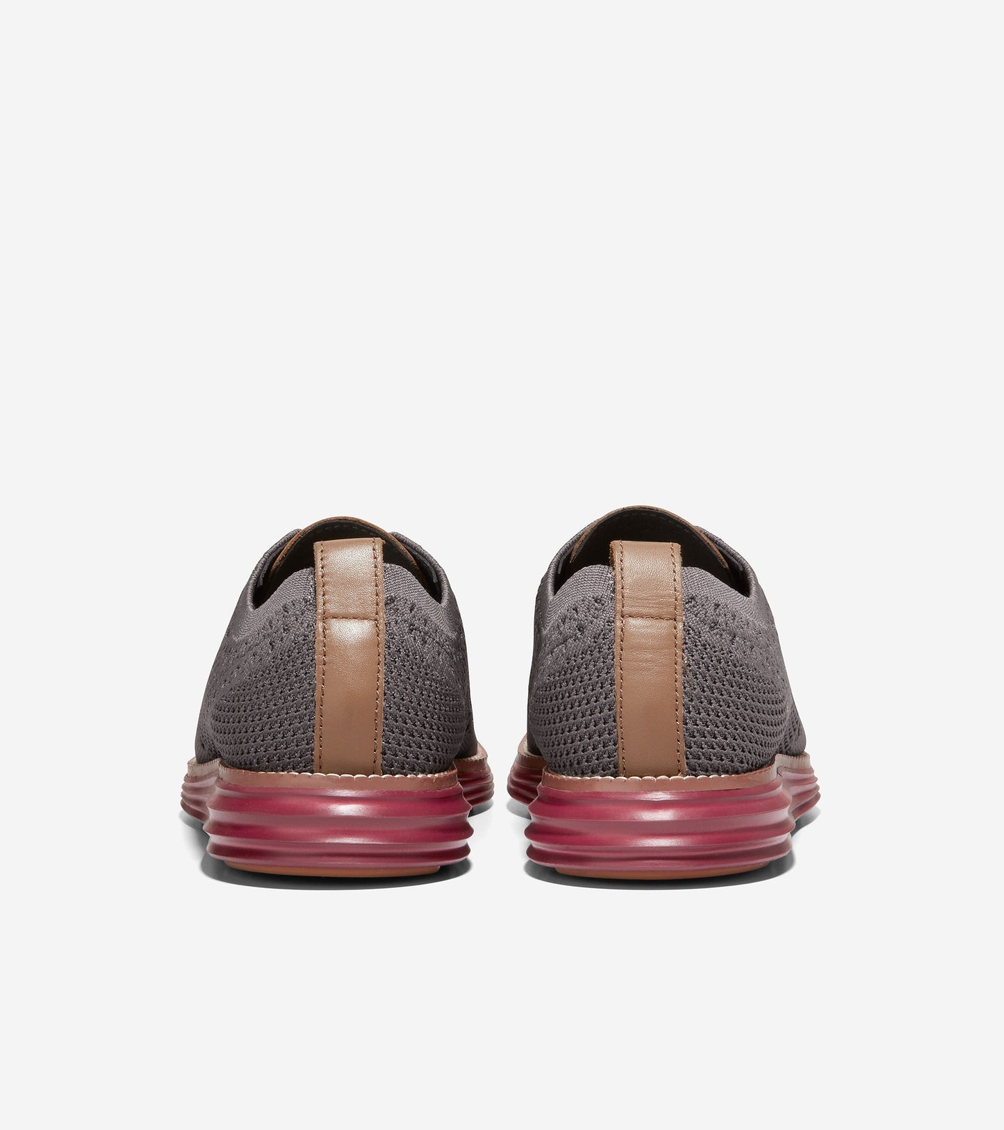 c35980-Men's ØriginalGrand Wingtip Oxford-Dark Pavement Stitchlite™-Red