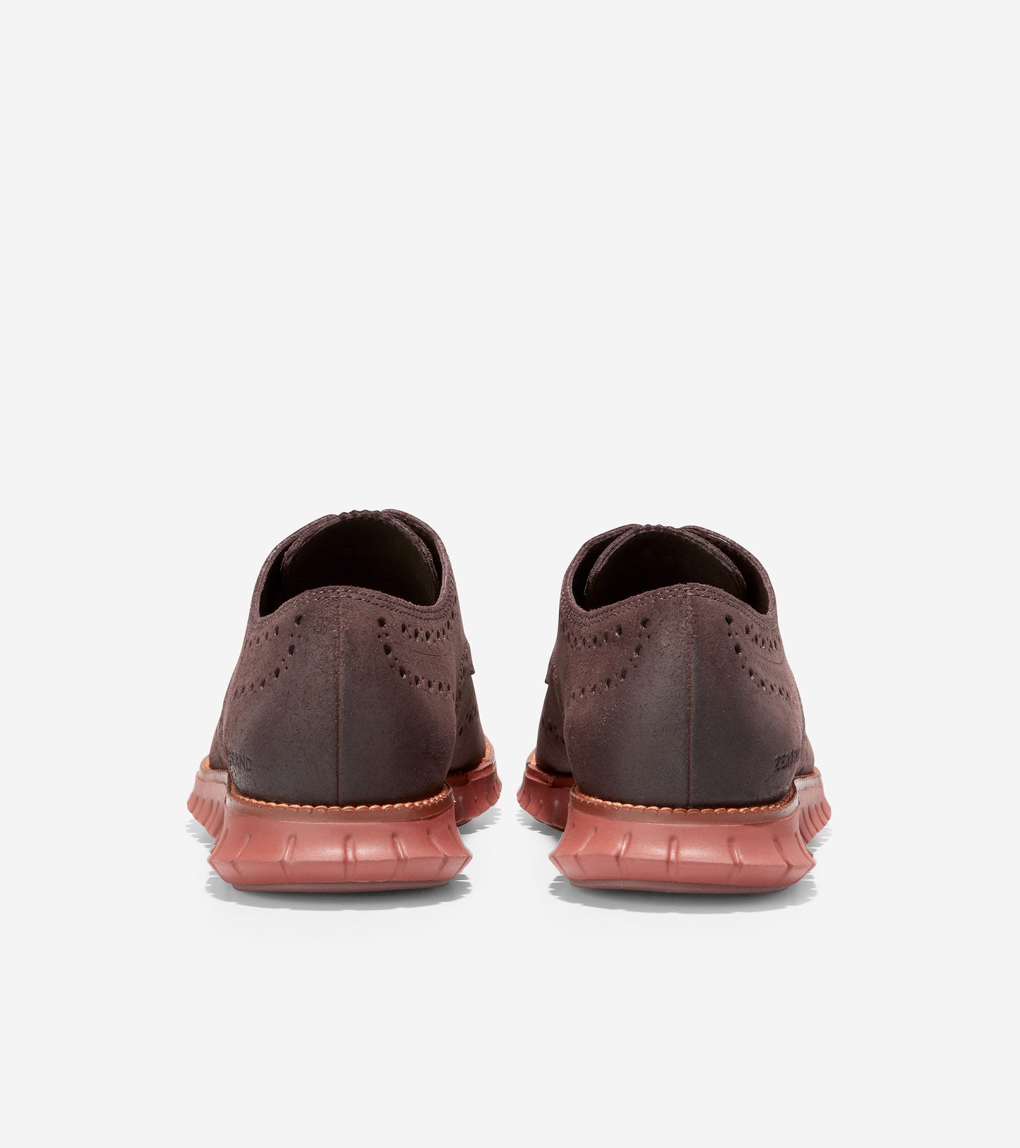 C36194-Men's ZERØGRAND Wingtip Oxford-Dark Chocolate-Burnt Henna