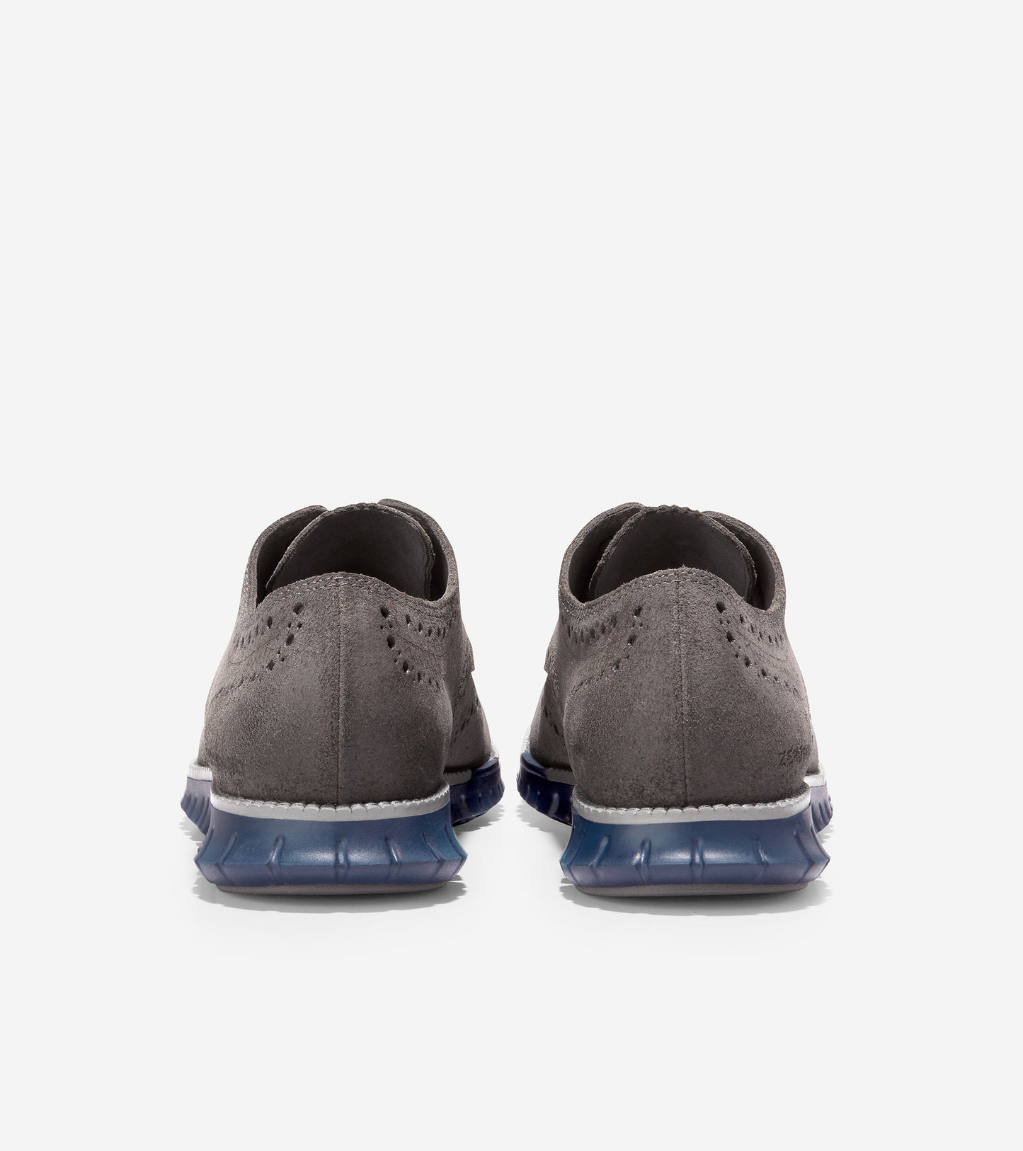 C36195-Men's ZERØGRAND Wingtip Oxford-Eiffel Tower-Navy Blazer