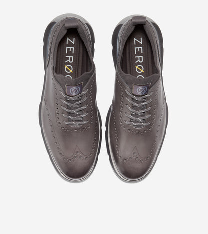 C36210-Men's 4.ZERØGRAND Wingtip Oxford-Eiffel Tower-Black