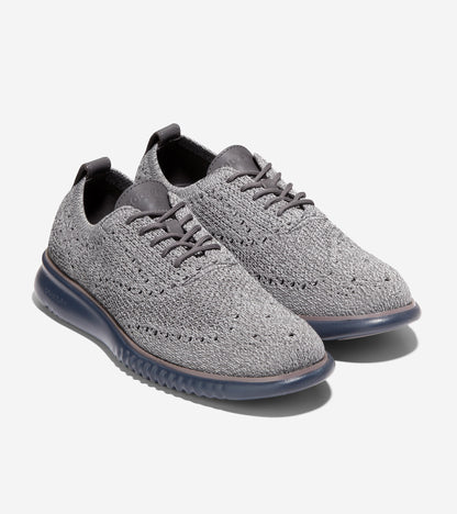 c36225-Men's 2.ZERØGRAND Wingtip Oxford-Harbor Mist Stitchlite™-Navy Blazer