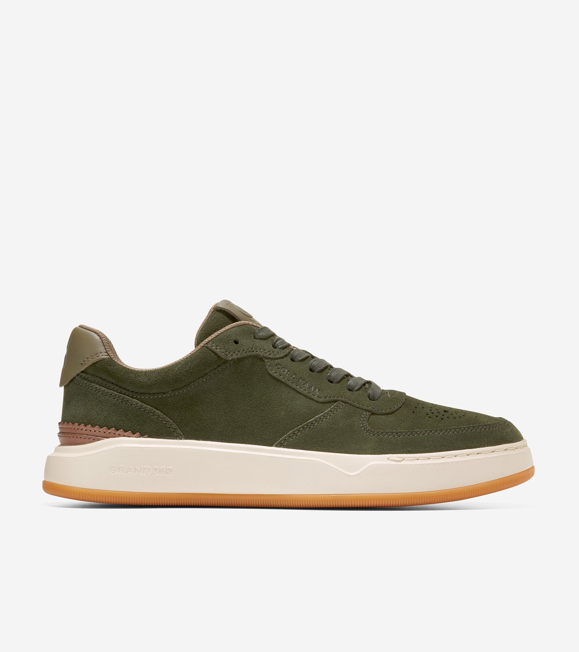 C36346-Men's GrandPrø Crossover Sneaker-Stone Grey-Dark Fern