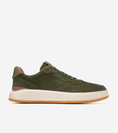 C36346-Men's GrandPrø Crossover Sneaker-Stone Grey-Dark Fern