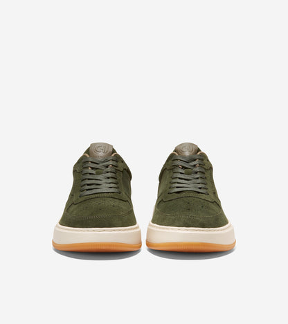 C36346-Men's GrandPrø Crossover Sneaker-Stone Grey-Dark Fern