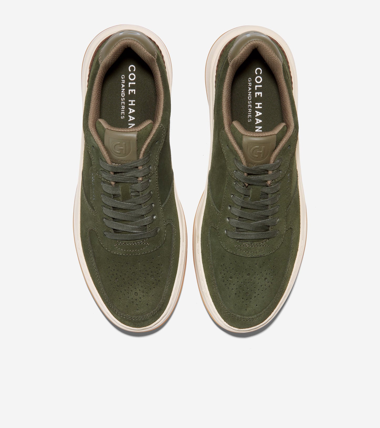 C36346-Men's GrandPrø Crossover Sneaker-Stone Grey-Dark Fern