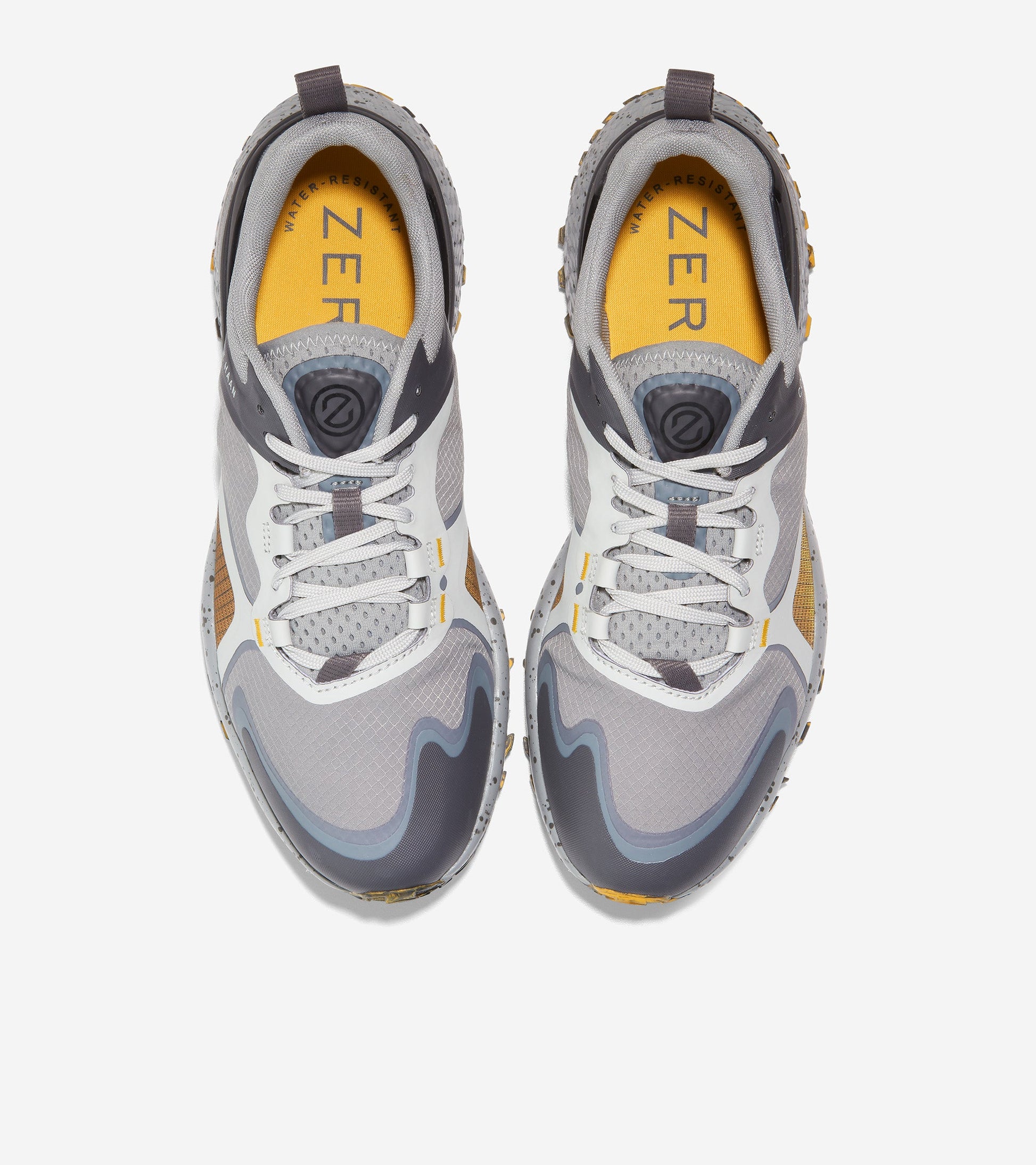 C36360-ZERØGRAND Overtake All-Terrain Running Shoe II-Grey-Yellow-Black