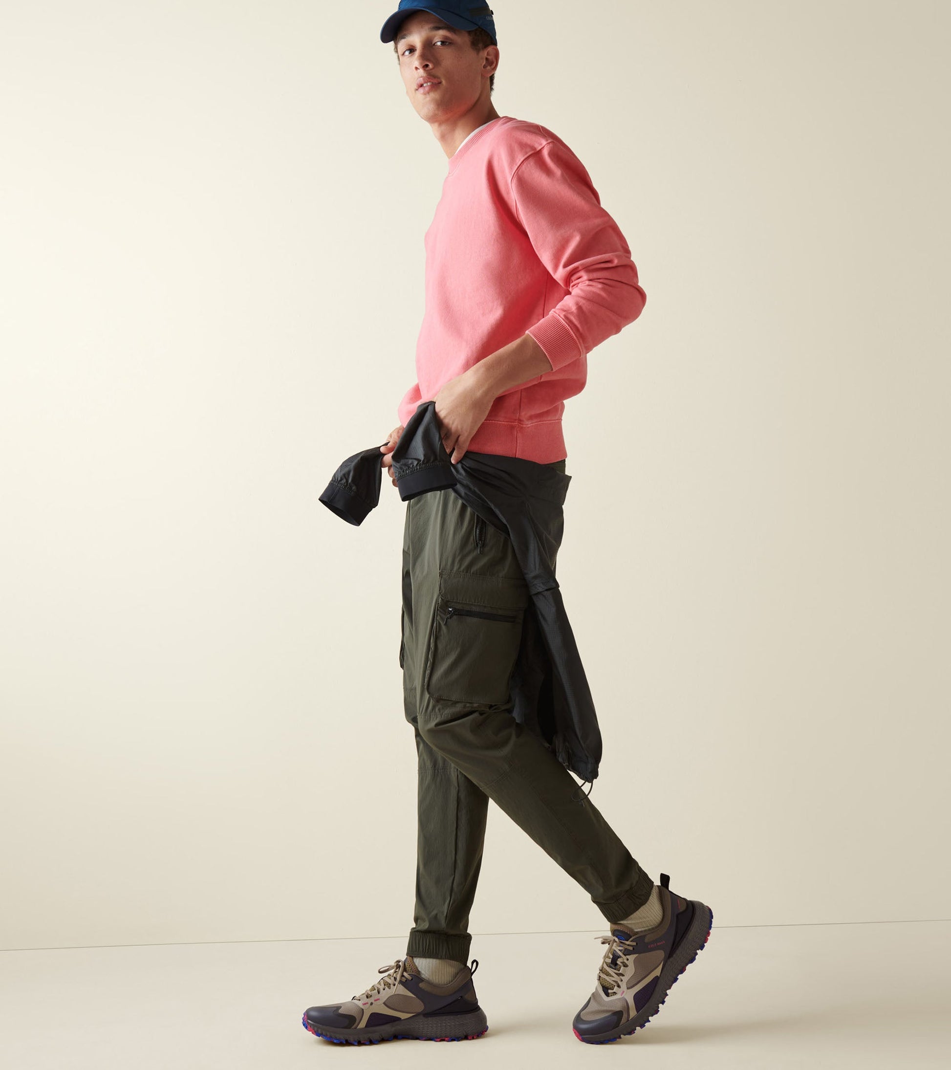 C36361-Men's ZERØGRAND Overtake All-Terrain Running Shoe II-Brown