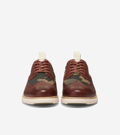 c36520-Men's ØriginalGrand Longwing Neoprene Oxford-Papaya-Camo Print