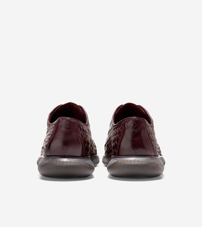 c36524-4.ZERØGRAND Hand-Woven Oxford-Cordovan Leather-Magnet
