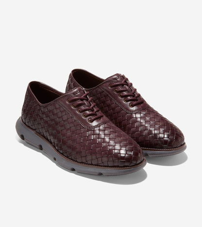c36524-4.ZERØGRAND Hand-Woven Oxford-Cordovan Leather-Magnet