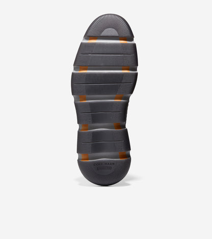 c36525-4.ZERØGRAND Hand-Woven Oxford-Pavement Leather-Titanium