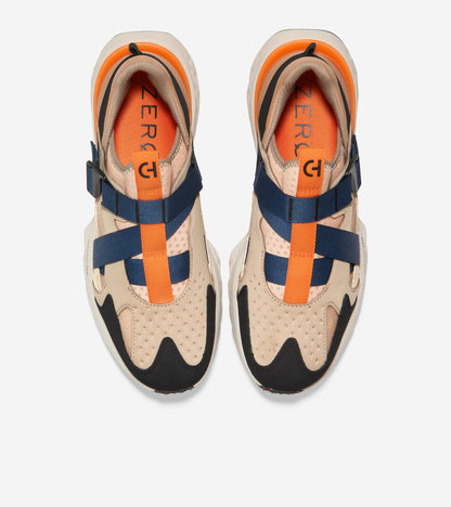 C36596-Men's 5.ZERØGRAND Monk Strap Running Shoe-Dune-Sesame-Silver Birch