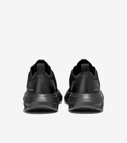 Men's ZERØGRAND Work From Anywhere Oxford-C36617-Black/Black