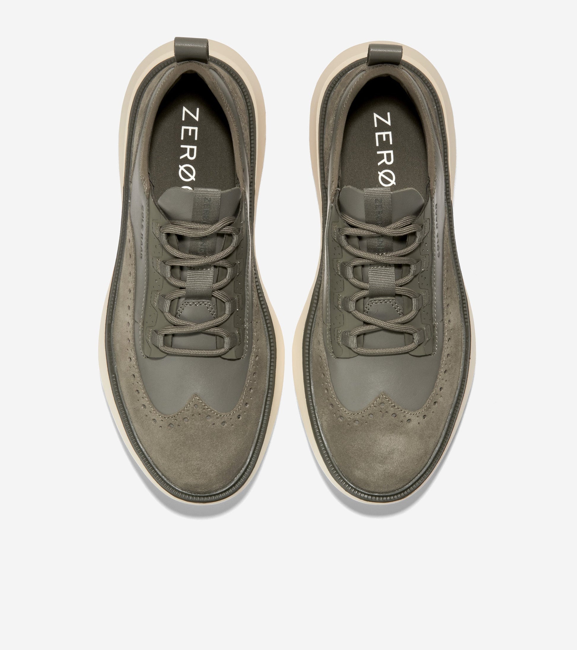 c36816-Men's ZERØGRAND Work From Anywhere Oxford-Tea Leaf-Ivory