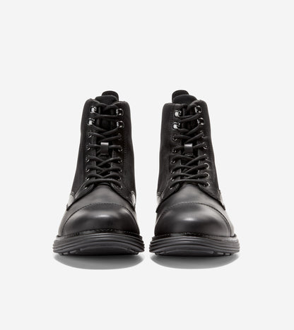 C37077-Men's ØriginalGrand Cap Toe Boot-Black-Black