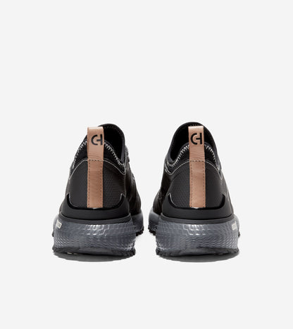 C37233-Men's ZERØGRAND Overtake Golf Shoe-Black-Quiet Shade