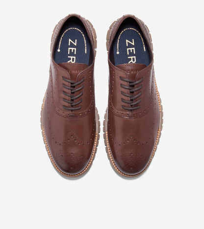 Men's ZERØGRAND Remastered Wingtip Oxfords - Style C45383 - Angle D
