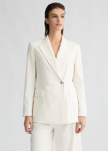 Pinstripe White