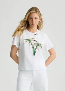 white/palm tree