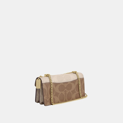 Klare Envelope Crossbody Bag In Blocked Signature Canvas