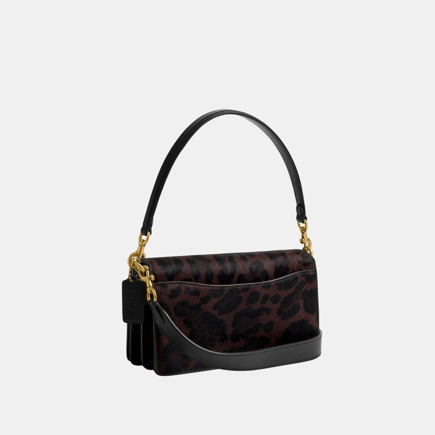 Tabby Shoulder Bag 26 In Haircalf With Leopard Print