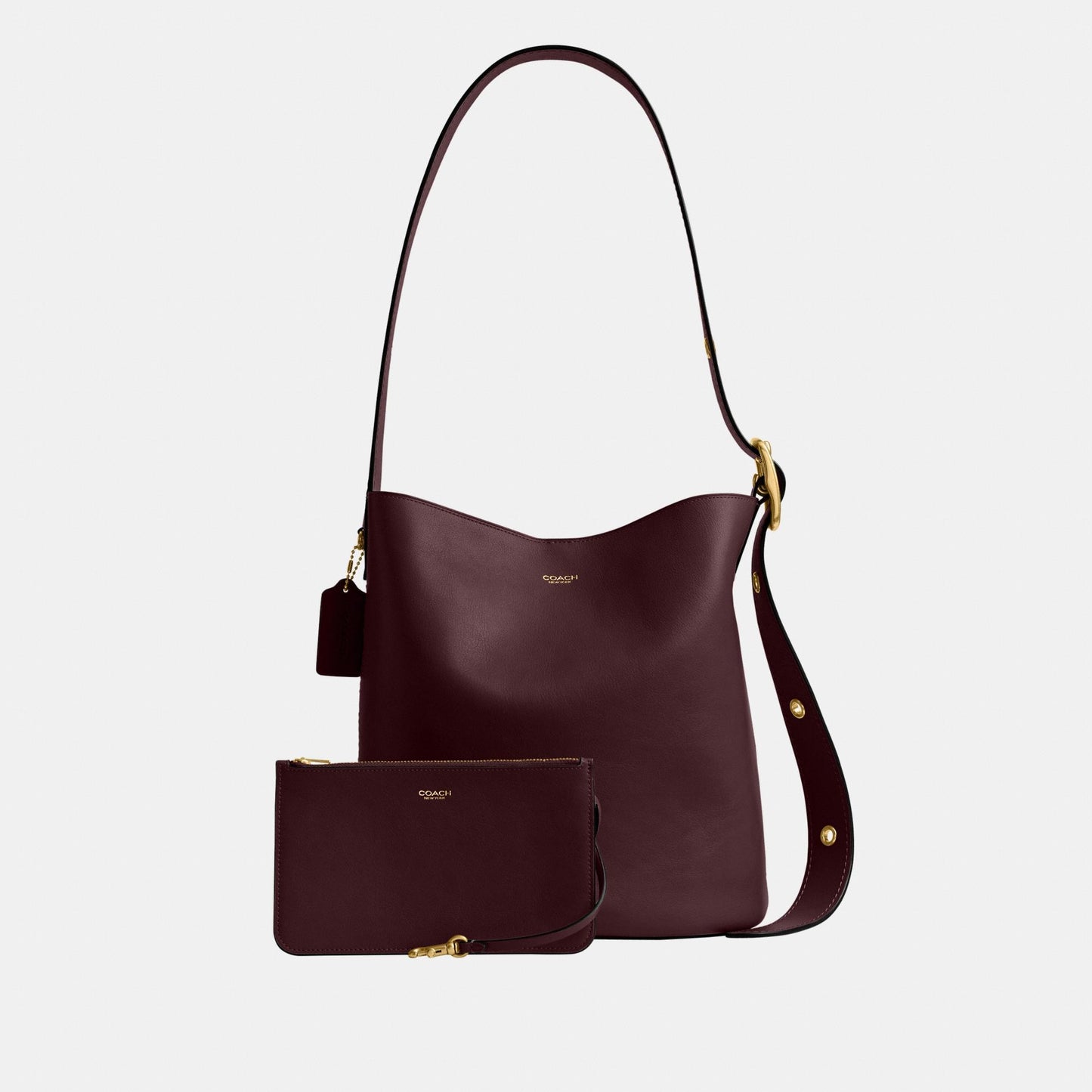 CCC23-Bleecker Bucket Bag-B4/Merlot