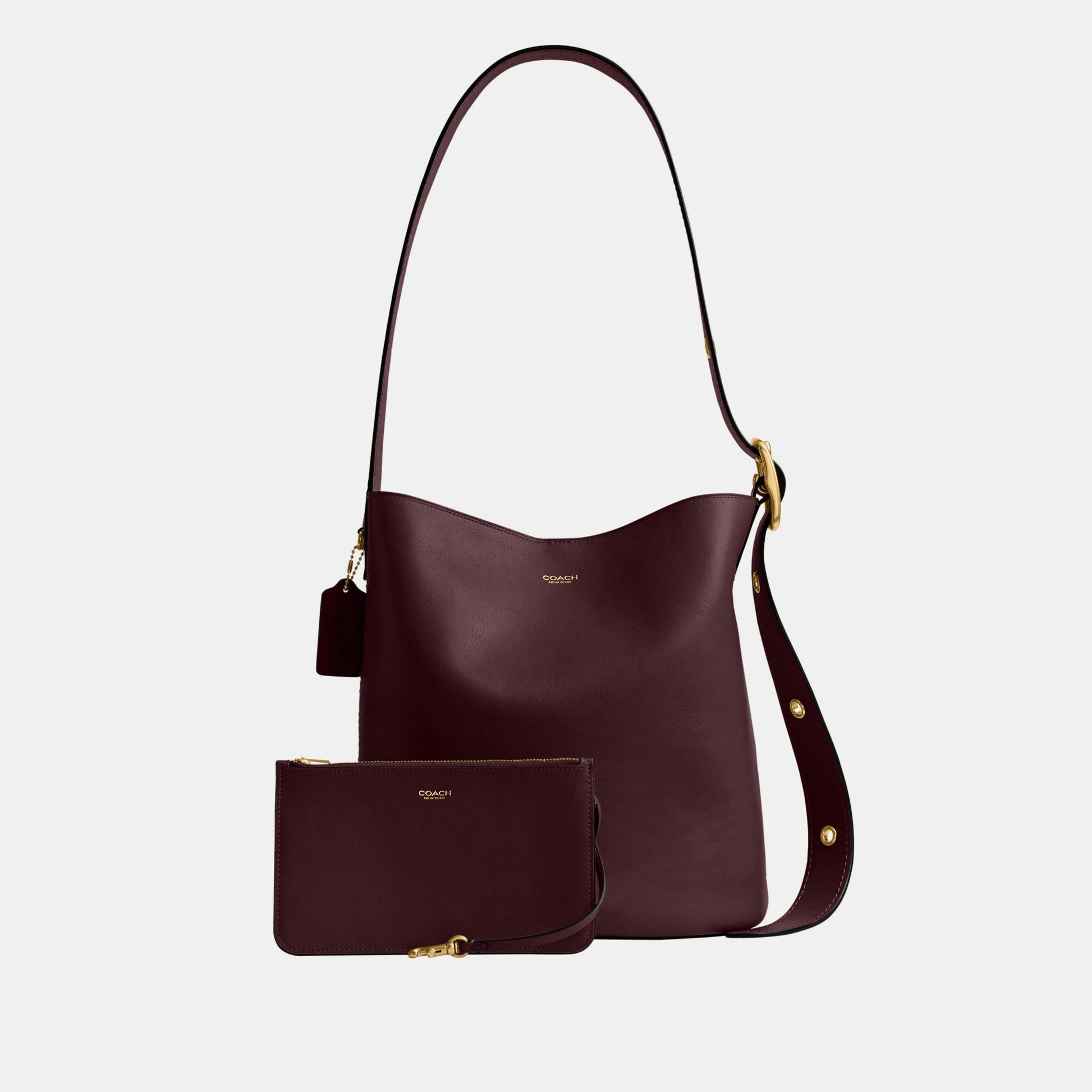 CCC23-Bleecker Bucket Bag-B4/Merlot