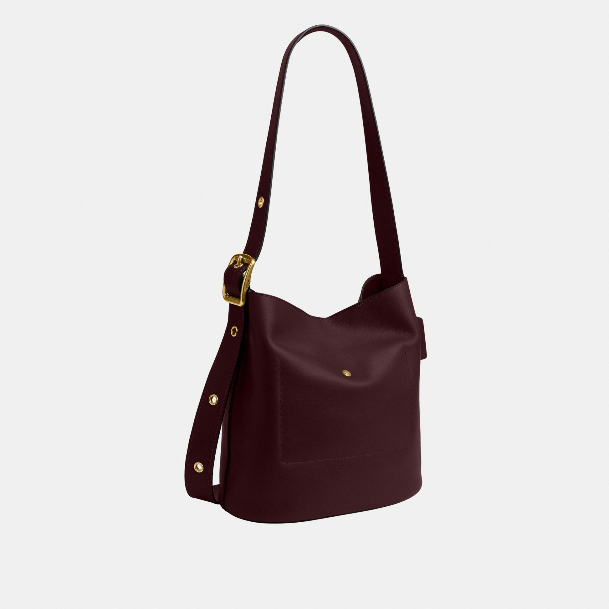 CCC23-Bleecker Bucket Bag-B4/Merlot