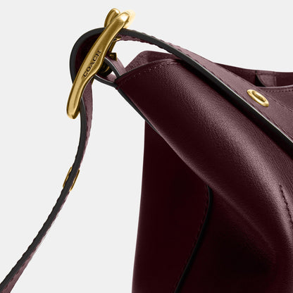 CCC23-Bleecker Bucket Bag-B4/Merlot