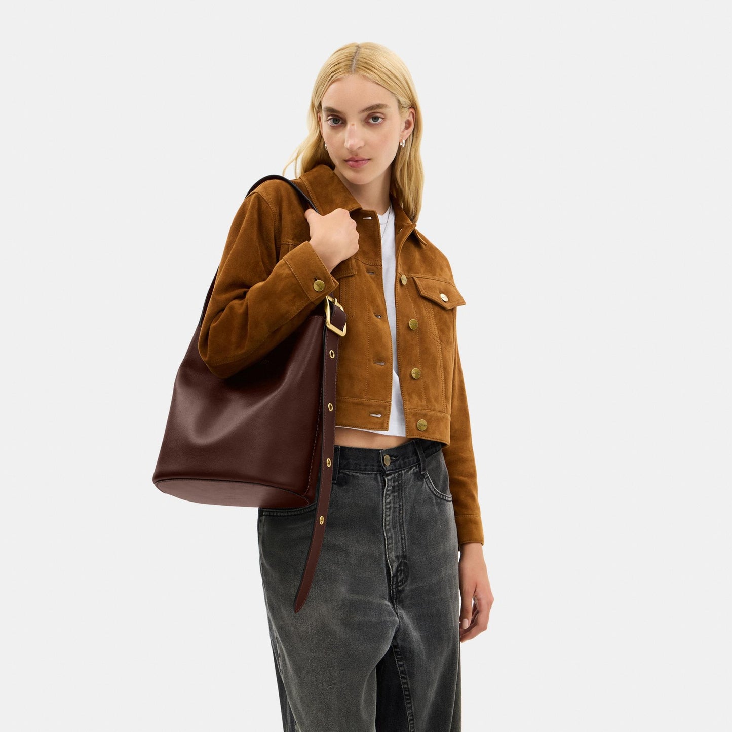 CCC23-Bleecker Bucket Bag-B4/Maple