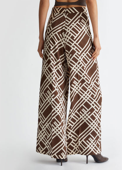 CF4186TS531N961942-brown geometric print