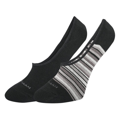 CHM201LN03002-2Pk Stripe Liner-Black