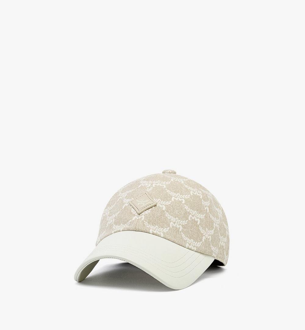 MECFSMM01I9001-Classic Cap in Lauretos Denim Jacquard|OATMEAL