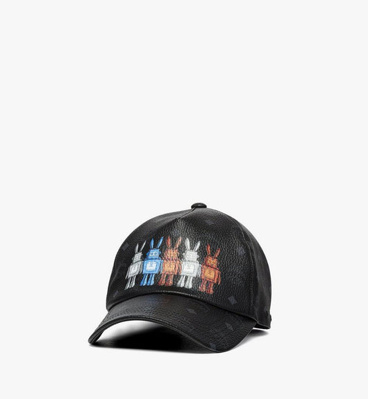 MECGSMM04BK001-Classic Cap in Rabot Visetos |BLACK