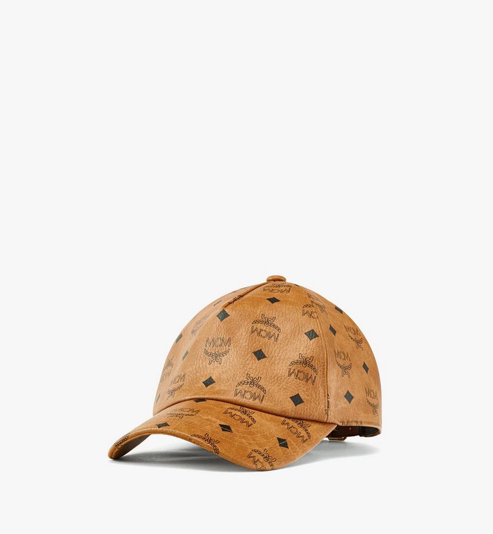 MECFSMM11CO001-Classic Cap in Visetos|COGNAC