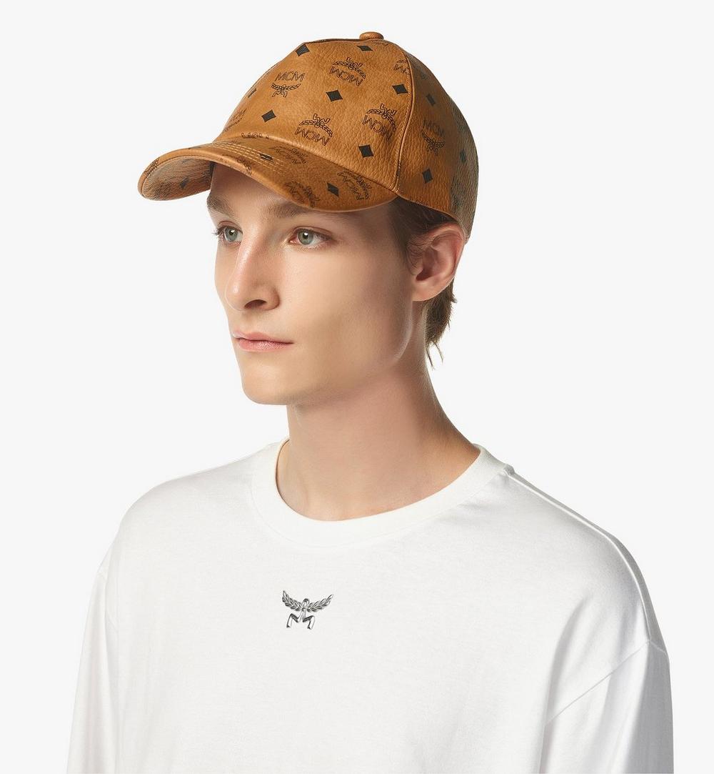 MECFSMM11CO001-Classic Cap in Visetos|COGNAC