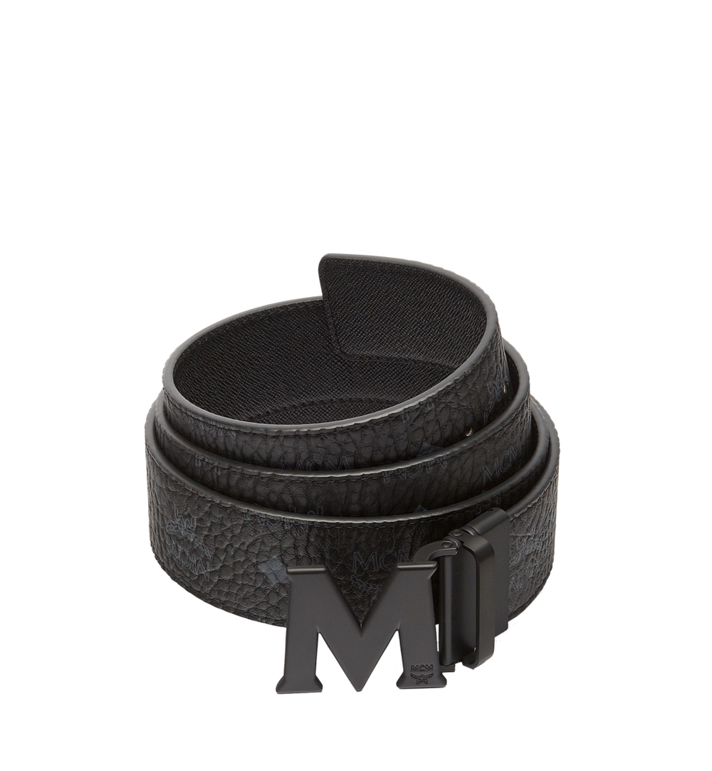 MXBAAVI08BK001-Claus M Reversible Belt 1.75” in Visetos|BLACK