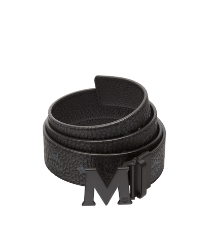 MXBAAVI08BK001-Claus M Reversible Belt 1.75” in Visetos|BLACK