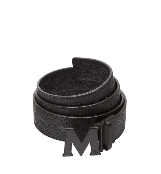 MXBAAVI08BK001-Claus M Reversible Belt 1.75” in Visetos|BLACK