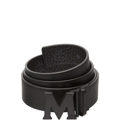 MXBAAVI08BK001-Claus M Reversible Belt 1.75” in Visetos|BLACK