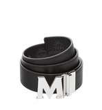 MXBAAVI01BK001-Claus M Reversible Belt 1.75" in Visetos|BLACK