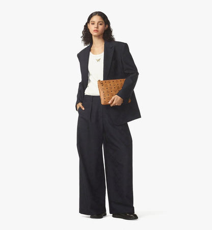 MYZAAVI02CO001-Crossbody Pouch in Visetos Original|COGNAC