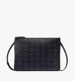 MYZAAVI02BK001-Crossbody Pouch in Visetos Original|BLACK