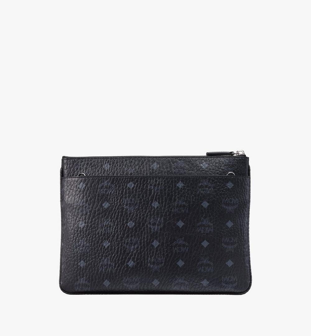 MYZAAVI02BK001-Crossbody Pouch in Visetos Original|BLACK