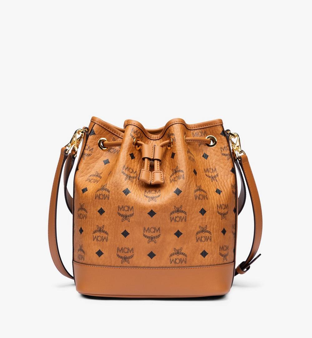 MWDESDU03CO001-Dessau Drawstring Bag in Visetos|COGNAC