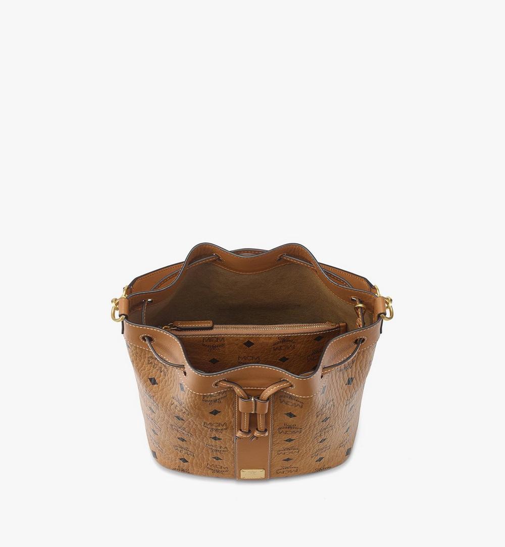 MWDGSDU03CO001-Dessau Drawstring Bag in Visetos|COGNAC