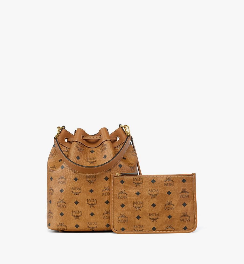 MWDGSDU03CO001-Dessau Drawstring Bag in Visetos|COGNAC