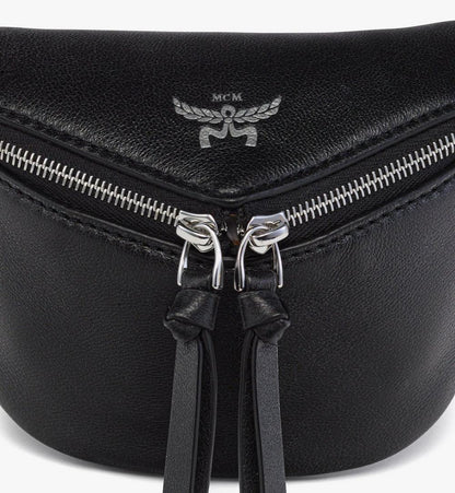 MWZGSAK01BK001-Diamant 3D Belt Bag in Galactic Gala Lamb Leather|BLACK